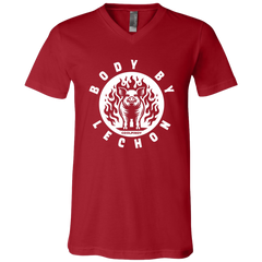 Body By Lechon Circle Unisex Jersey V-Neck T-Shirt