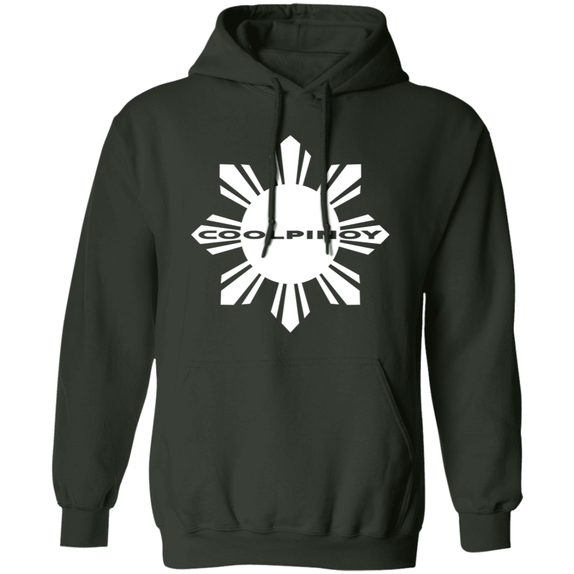 CoolPinoy Mid White Unisex Pullover Hoodie