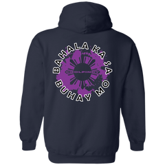 Bahala Ka Sa Buhay Mo Purple Splash Unisex Pullover Hoodie