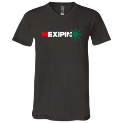 Mexipino with Sun Unisex Jersey V-Neck T-Shirt