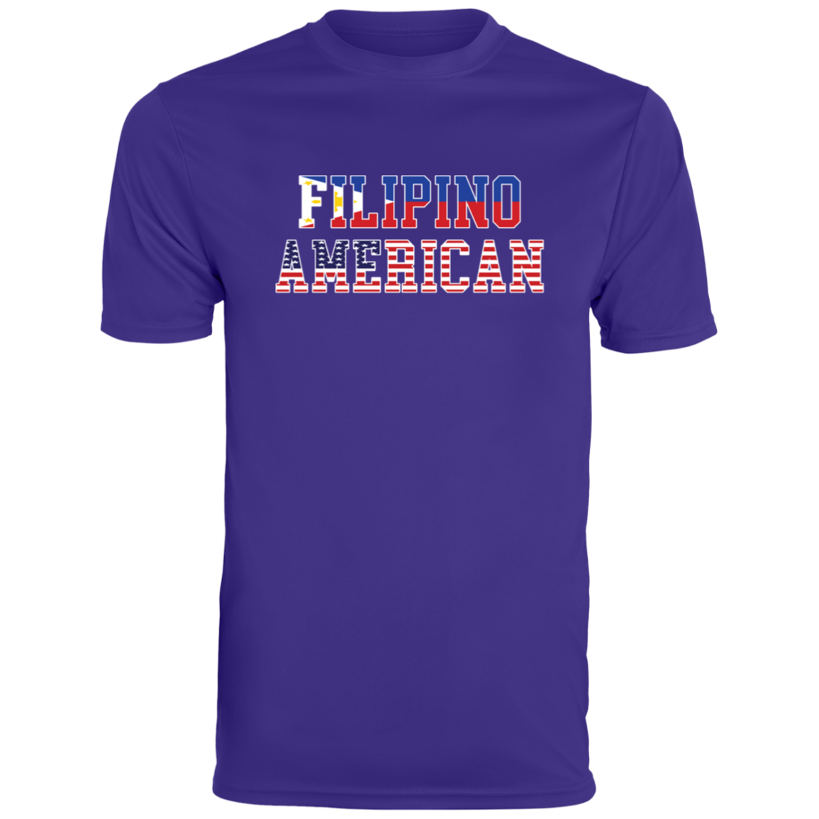 Filipino American Flags Moisture-Absorbing Shirt