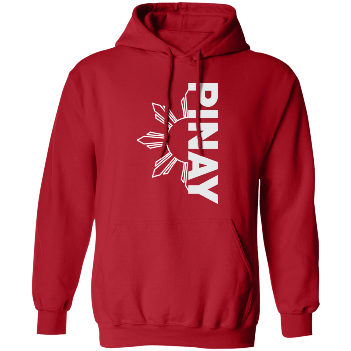 Pinay in Vertical Half Sun Unisex Pullover Hoodie