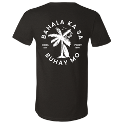 Bahala Ka Sa Buhay Mo Palm Tree Unisex Jersey V-Neck T-Shirt