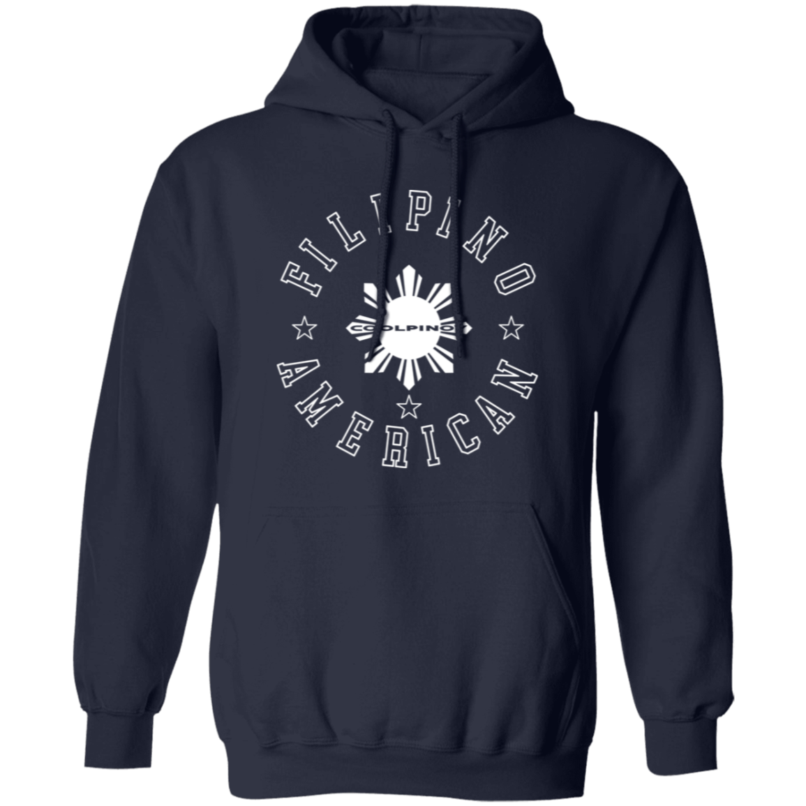 Filipino American White Sun Unisex Pullover Hoodie