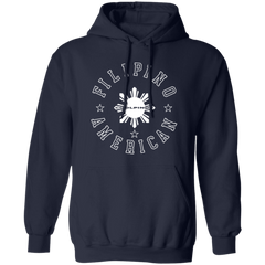 Filipino American White Sun Unisex Pullover Hoodie