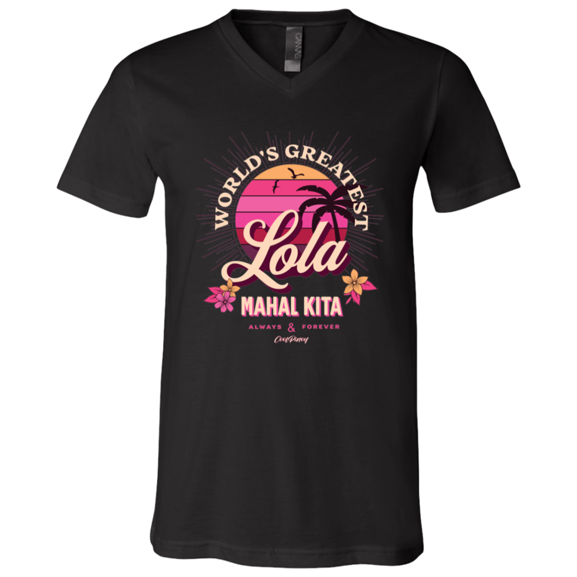 Worlds Greatest Lola Unisex Jersey V-Neck T-Shirt