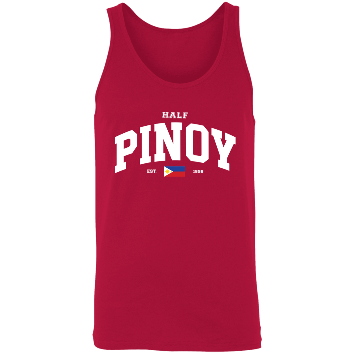 Half Pinoy Unisex Cotton Tank Top