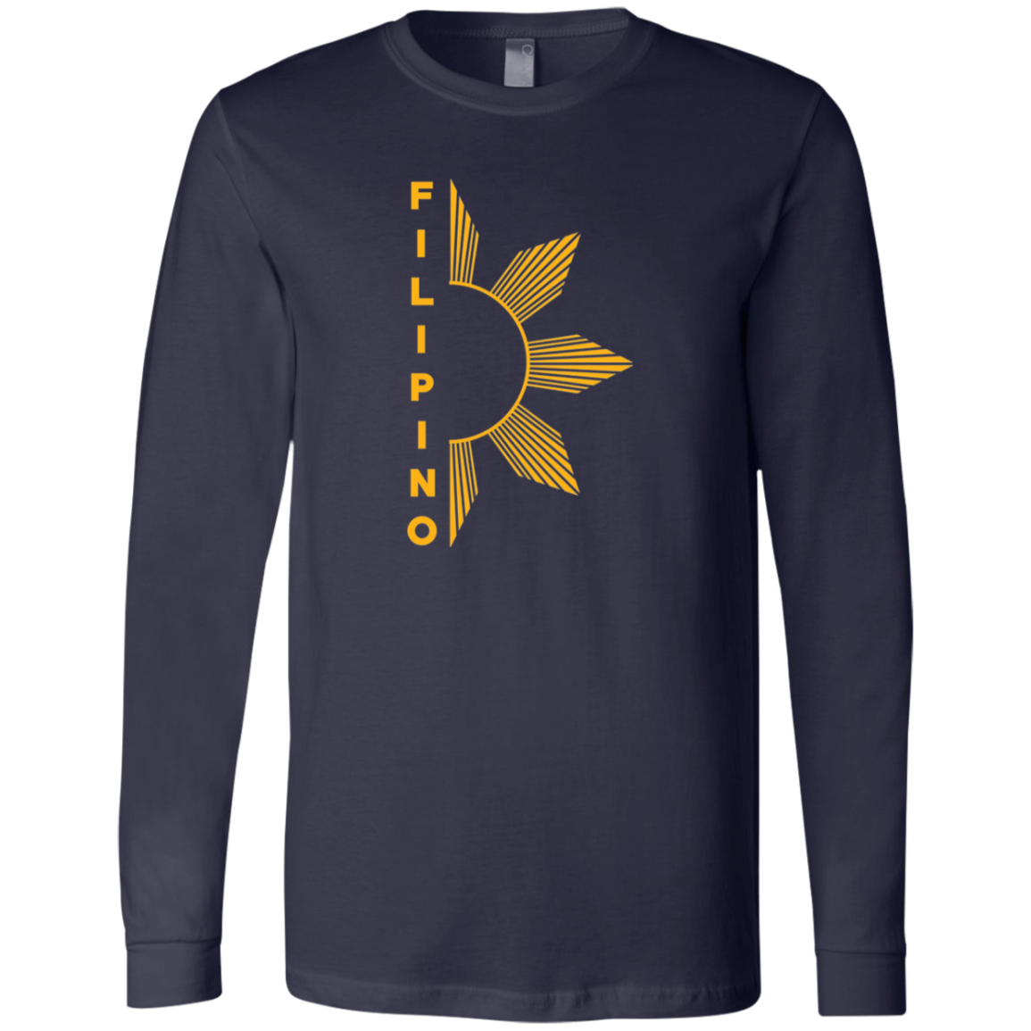 Filipino Half Sun Unisex Jersey Long Sleeve T-Shirt