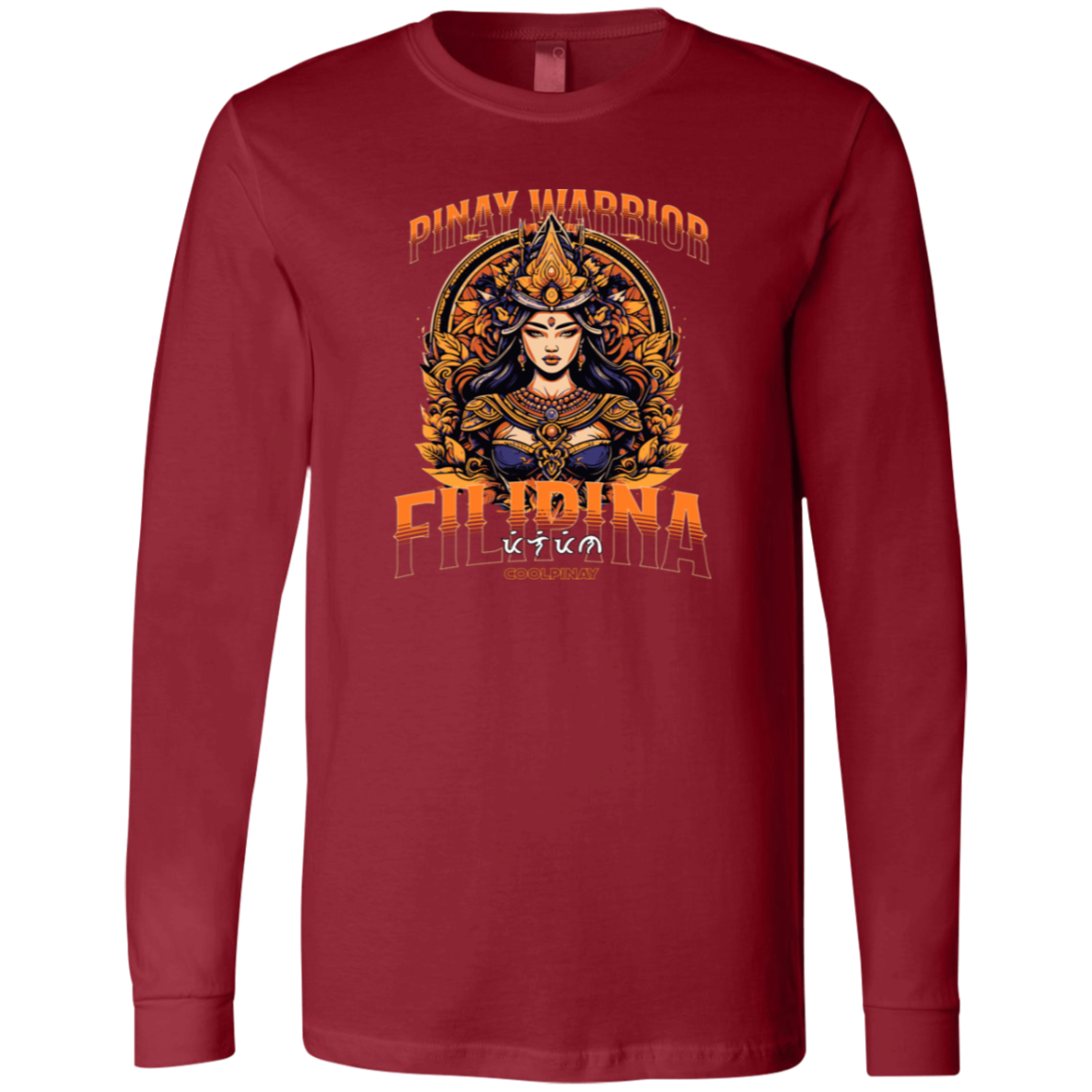 Pinay Warrior Filipina Unisex Jersey Long Sleeve T-Shirt