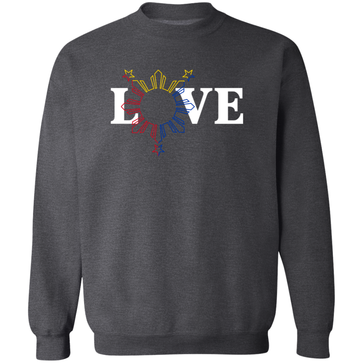 Love and Sun and Stars Unisex Crewneck Pullover Sweatshirt