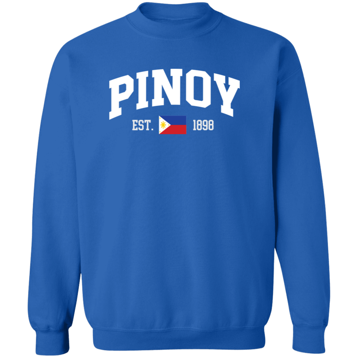 Pinoy Est 1898 Unisex Crewneck Pullover Sweatshirt