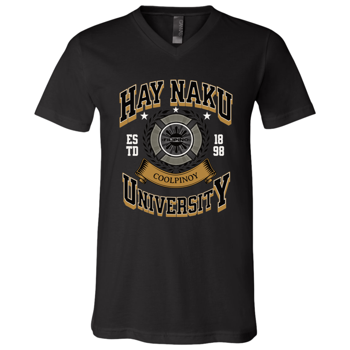 Hay Naku University Unisex Jersey V-Neck T-Shirt