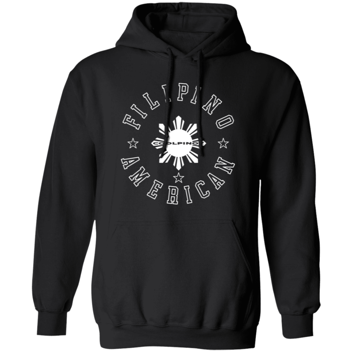 Filipino American White Sun Unisex Pullover Hoodie