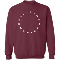 Filipino American Unisex Crewneck Pullover Sweatshirt