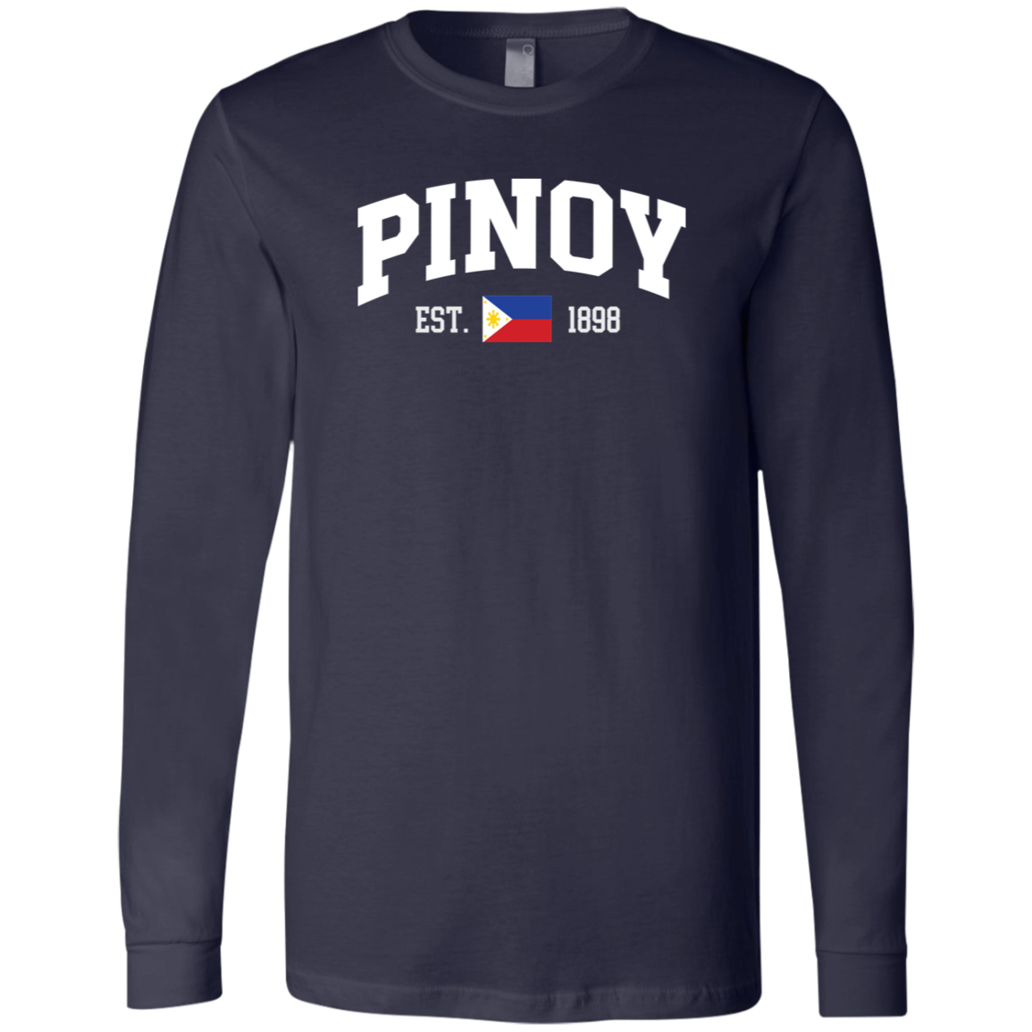 Pinoy Est 1898 Unisex Jersey Long Sleeve T-Shirt