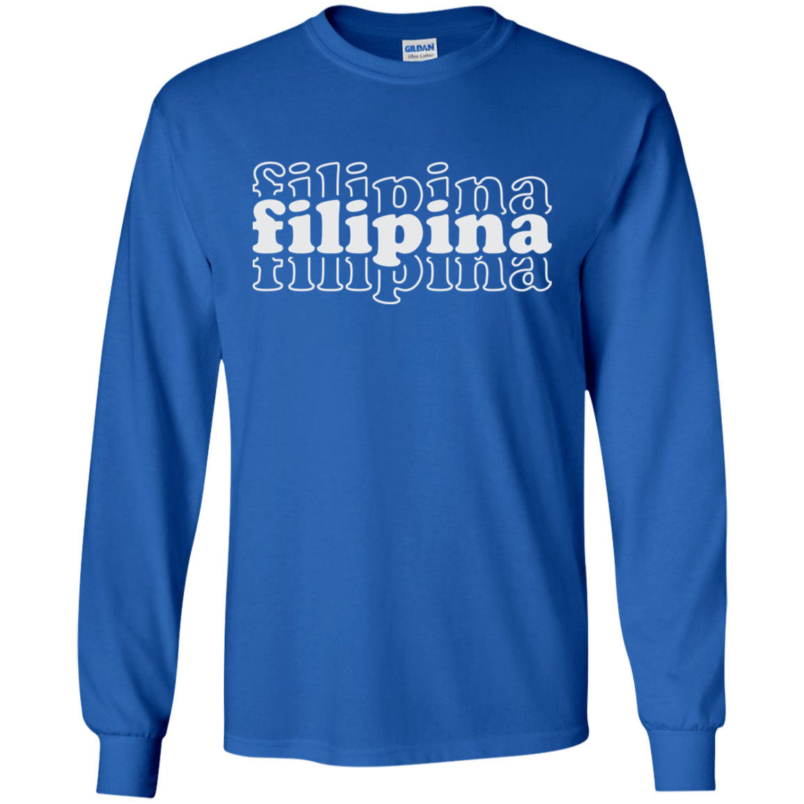 Filipina Triple Youth Long Sleeve T-Shirt