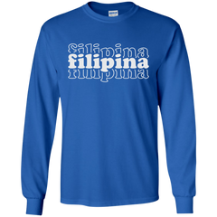 Filipina Triple Youth Long Sleeve T-Shirt