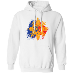 CoolPinoy Blue Red distressed Unisex Pullover Hoodie