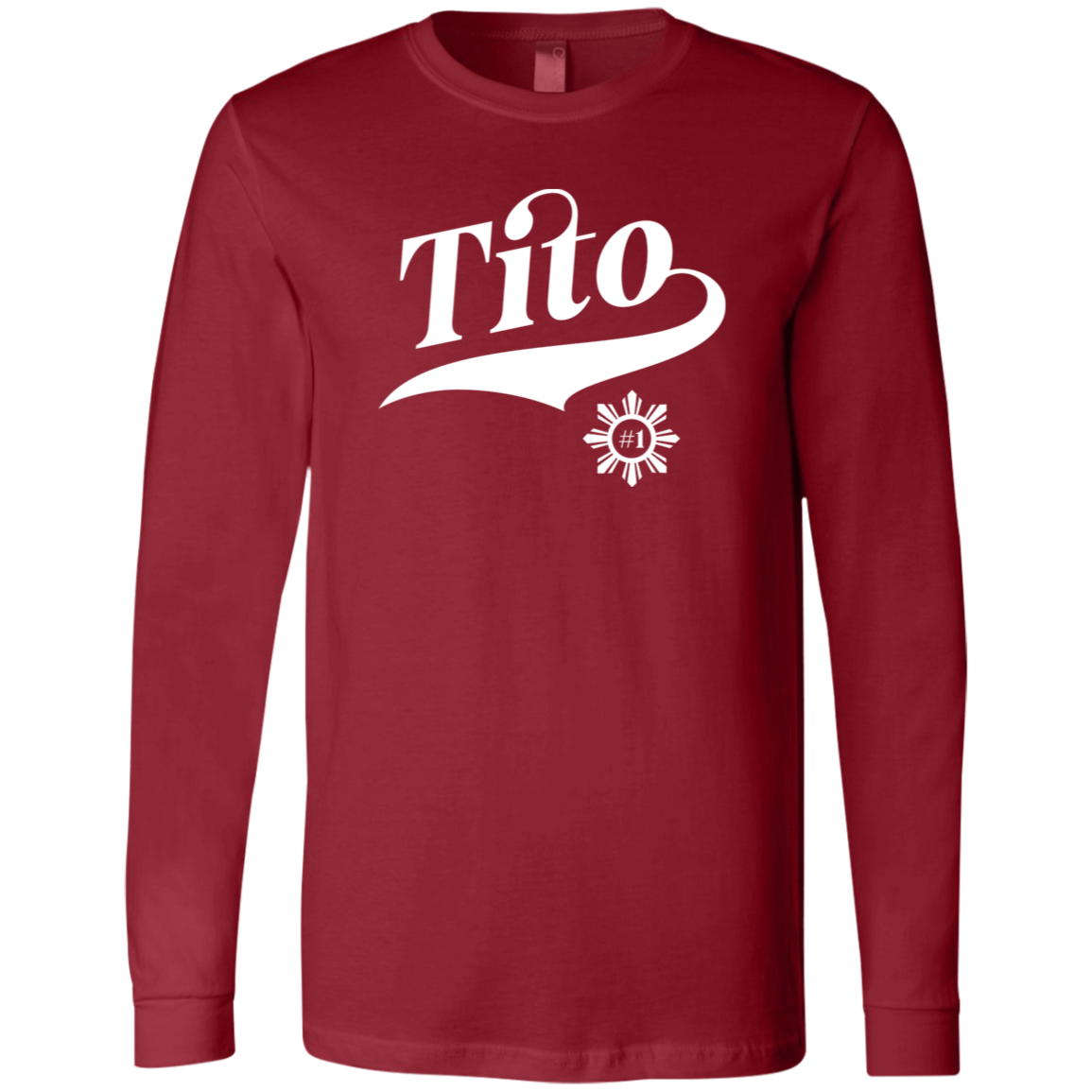 Number One Tito Mens Jersey Long Sleeve T-Shirt