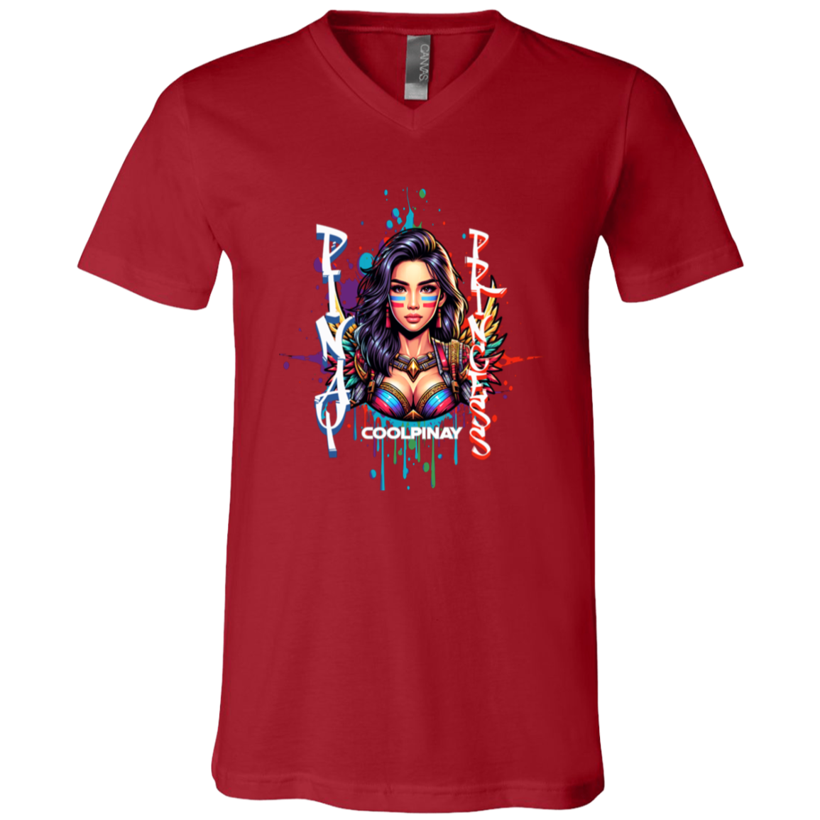 Pinay Princess Unisex Jersey V-Neck T-Shirt