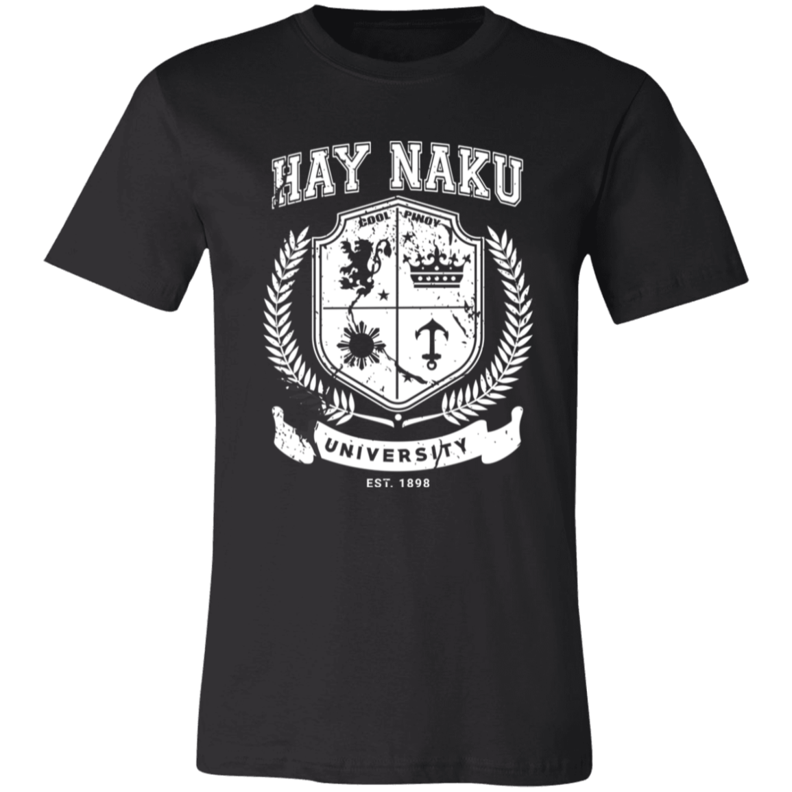 Hay Naku University Distressed CP Unisex Jersey T-Shirt