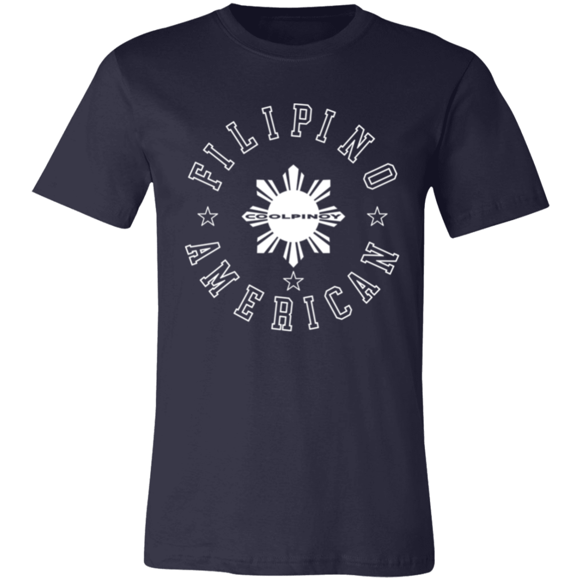 Filipino American White Sun Unisex Jersey T-Shirt