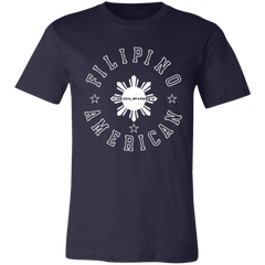 Filipino American White Sun Unisex Jersey T-Shirt