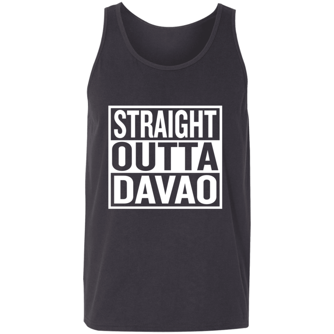 Straight Outta Davao Unisex Cotton Tank Top