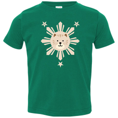 Kids  Yellow Sun Cat Toddler Jersey T-Shirt