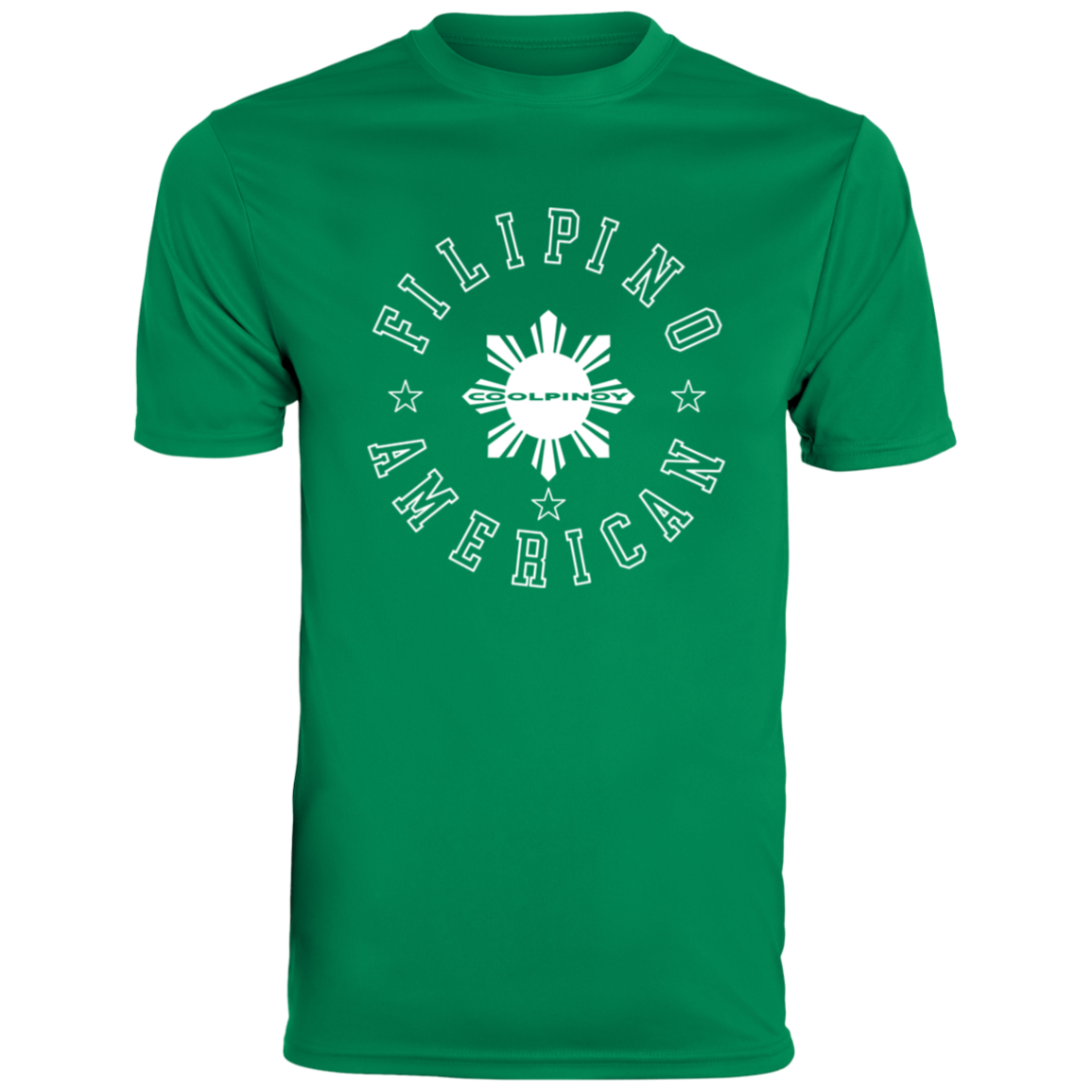 Filipino American White Sun Moisture-Absorbing Shirt