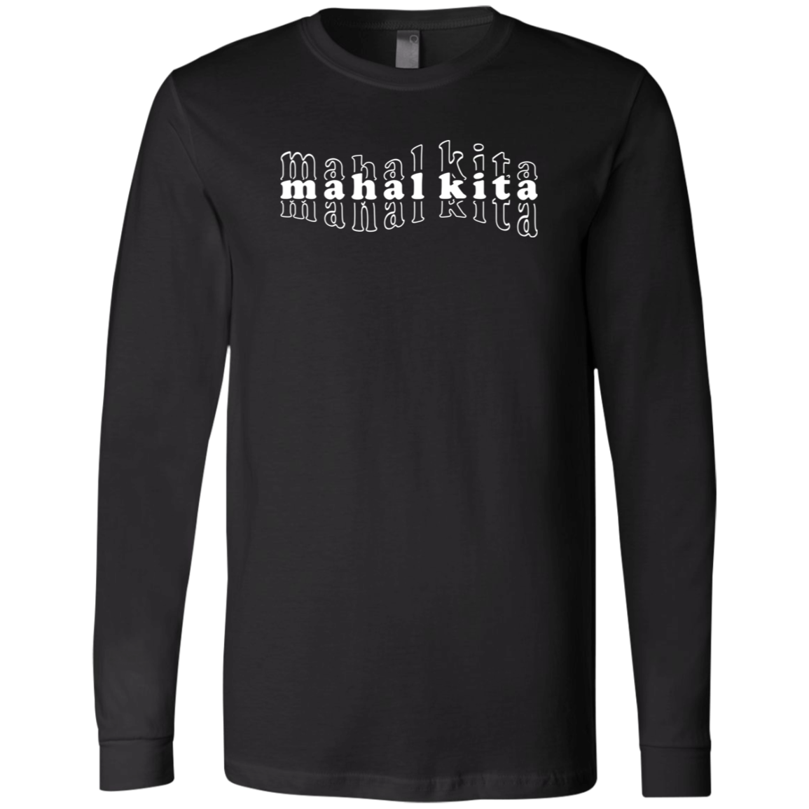 Mahal Kita Mesh Warp Unisex Jersey Long Sleeve T-Shirt