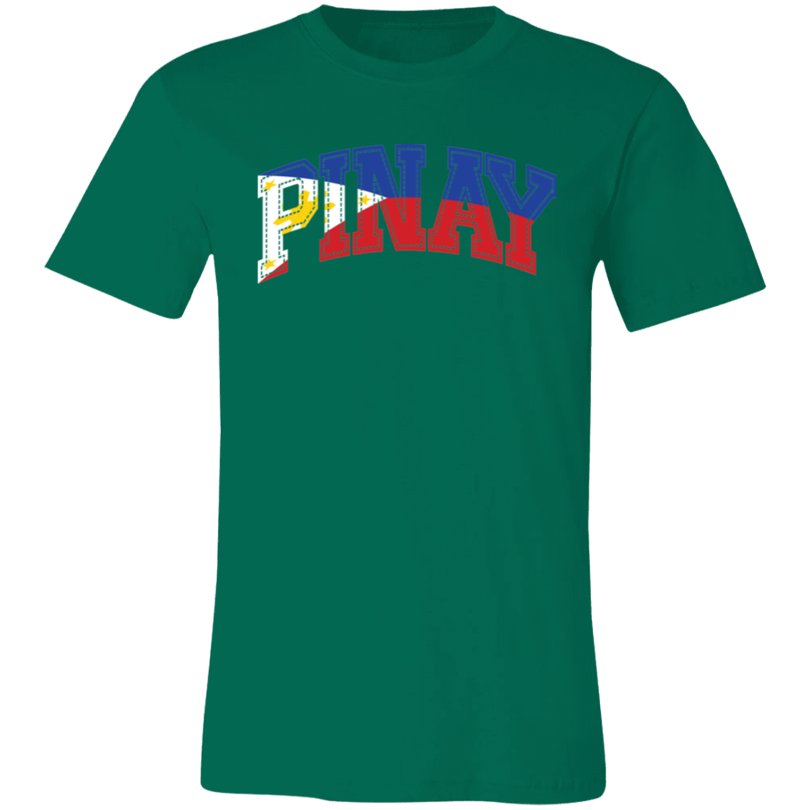 Pinay with Flag Embedded Unisex Jersey T-Shirt