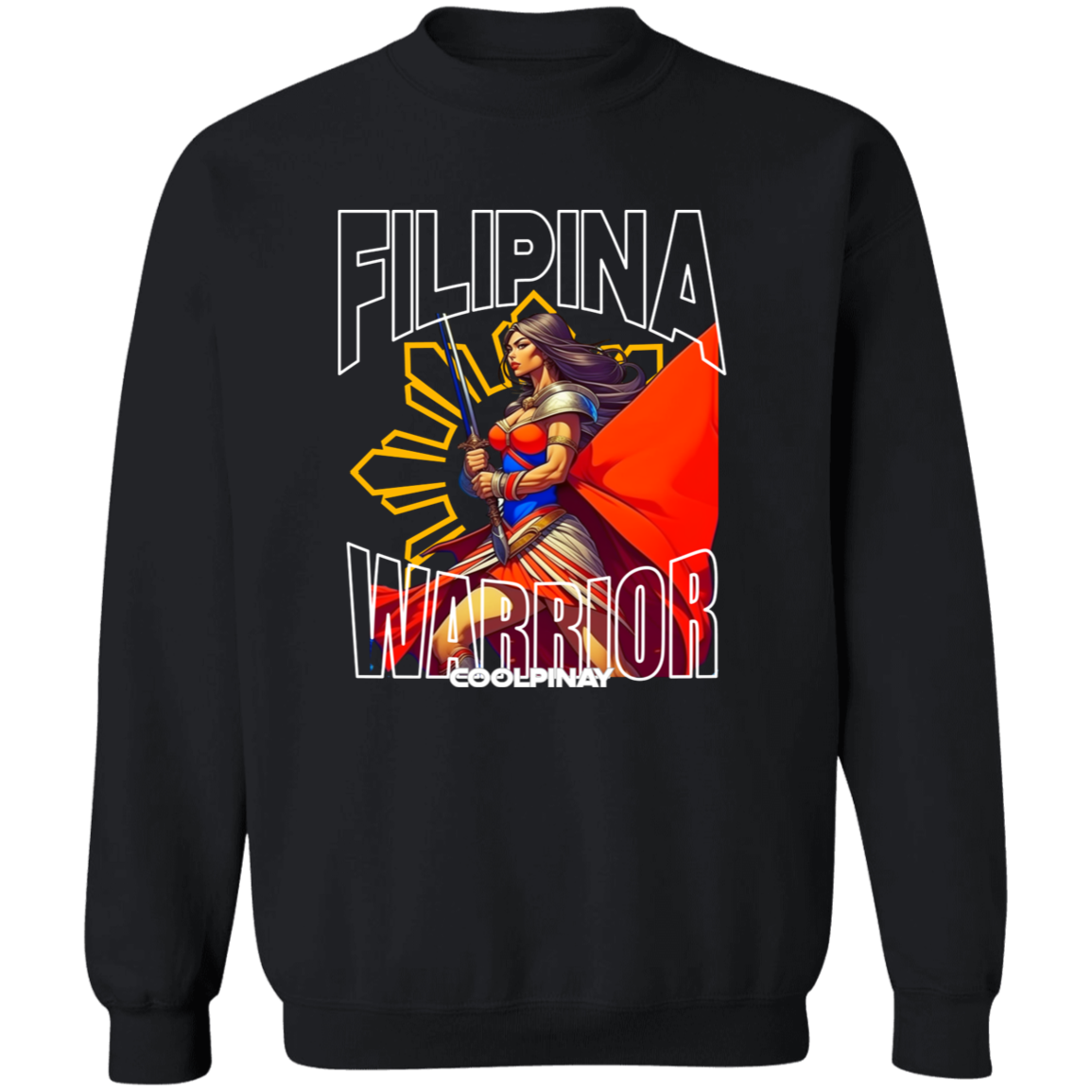 Filipina Warrior Unisex Crewneck Pullover Sweatshirt