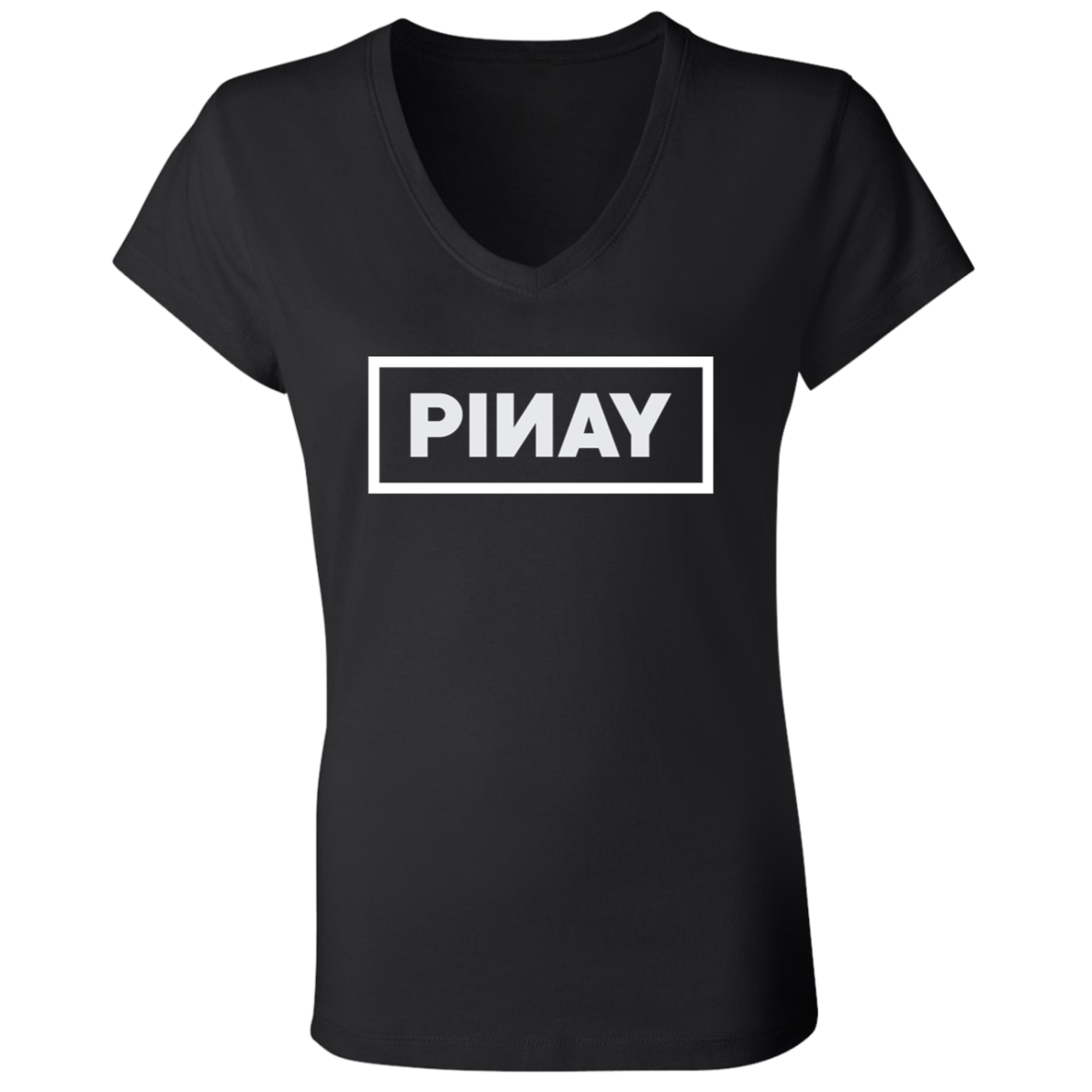 Pinay BP Ladies' Jersey V-Neck T-Shirt