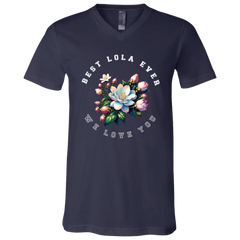 Best Lola Ever Unisex Jersey V-Neck T-Shirt