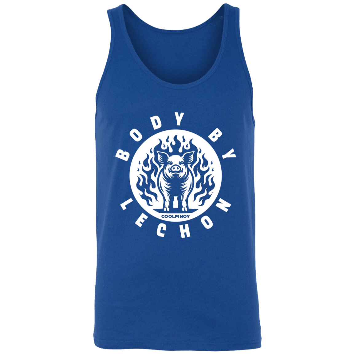 Body By Lechon Circle Unisex Cotton Tank Top