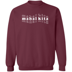 Mahal Kita Mesh Warp Unisex Crewneck Pullover Sweatshirt