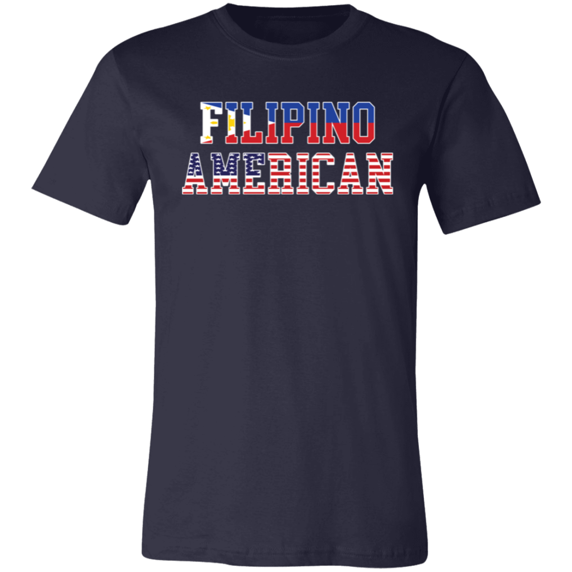 Filipino American Flags Unisex Jersey T-Shirt