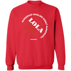 Matalino Mapagmahal Lola Unisex Crewneck Pullover Sweatshirt