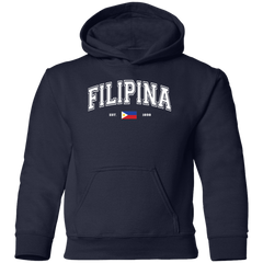 Filipina Est 1898 Youth Pullover Hoodie