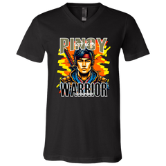 Pinoy Warrior Unisex Jersey V-Neck T-Shirt