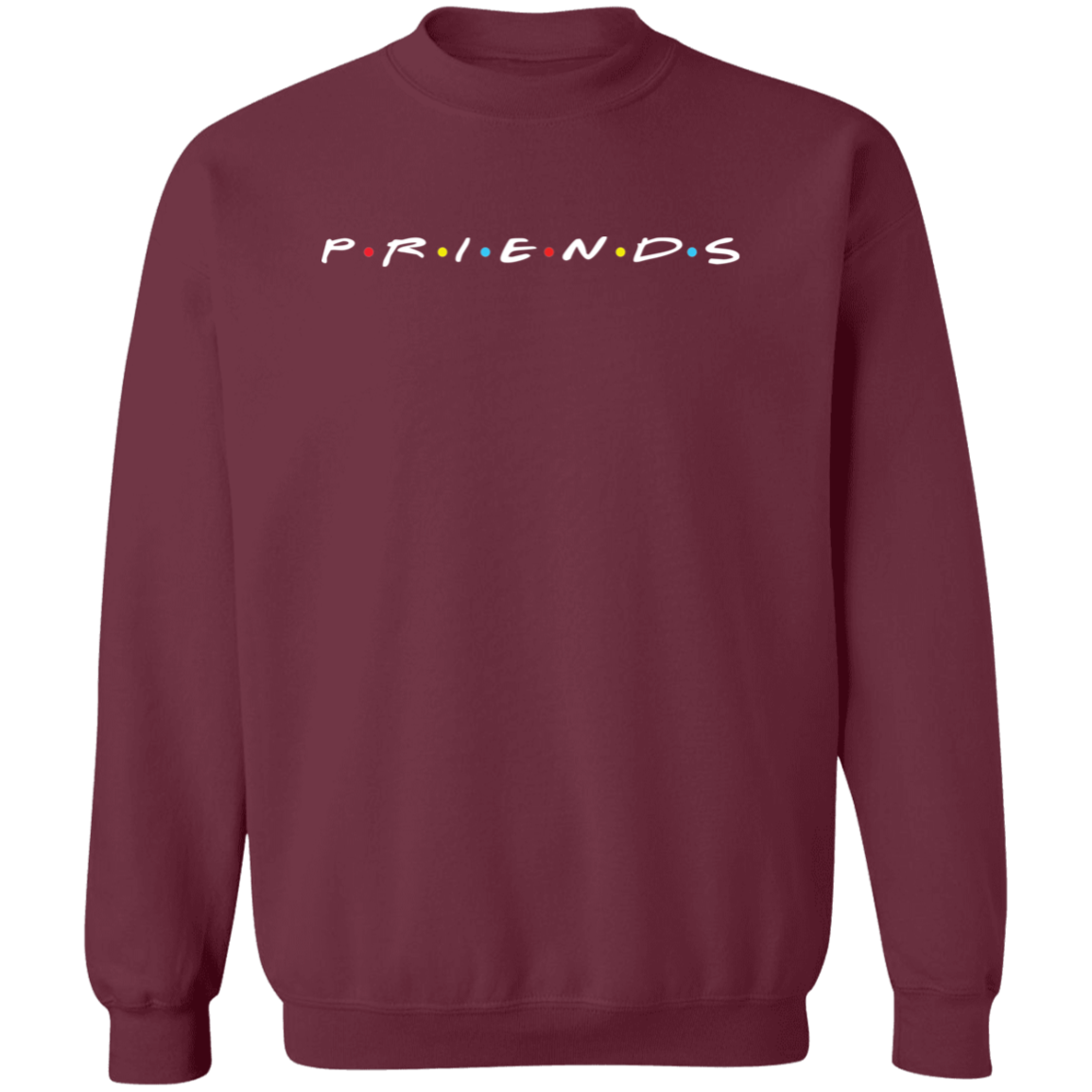 Priends Unisex Crewneck Pullover Sweatshirt