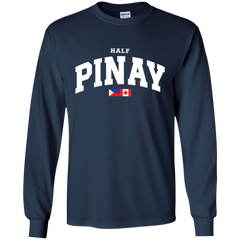 Half Pinay FILCAN Flag Youth Long Sleeve T-Shirt