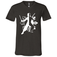 Kali Eskrima Ying Yang Unisex Jersey V-Neck T-Shirt