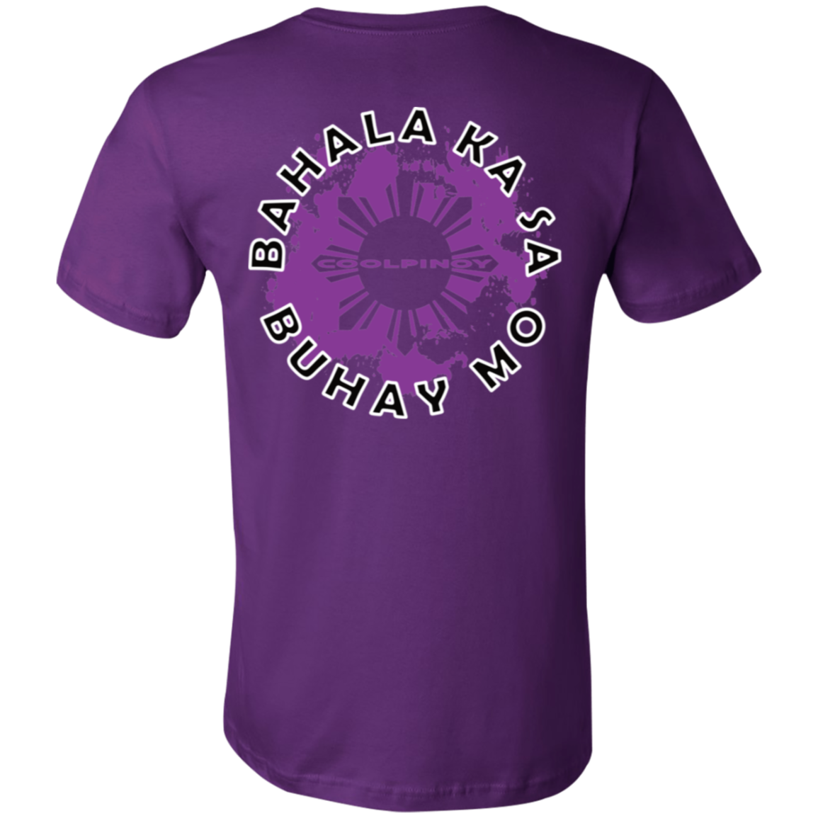 Bahala Ka Sa Buhay Mo Purple Splash Unisex Jersey T-Shirt