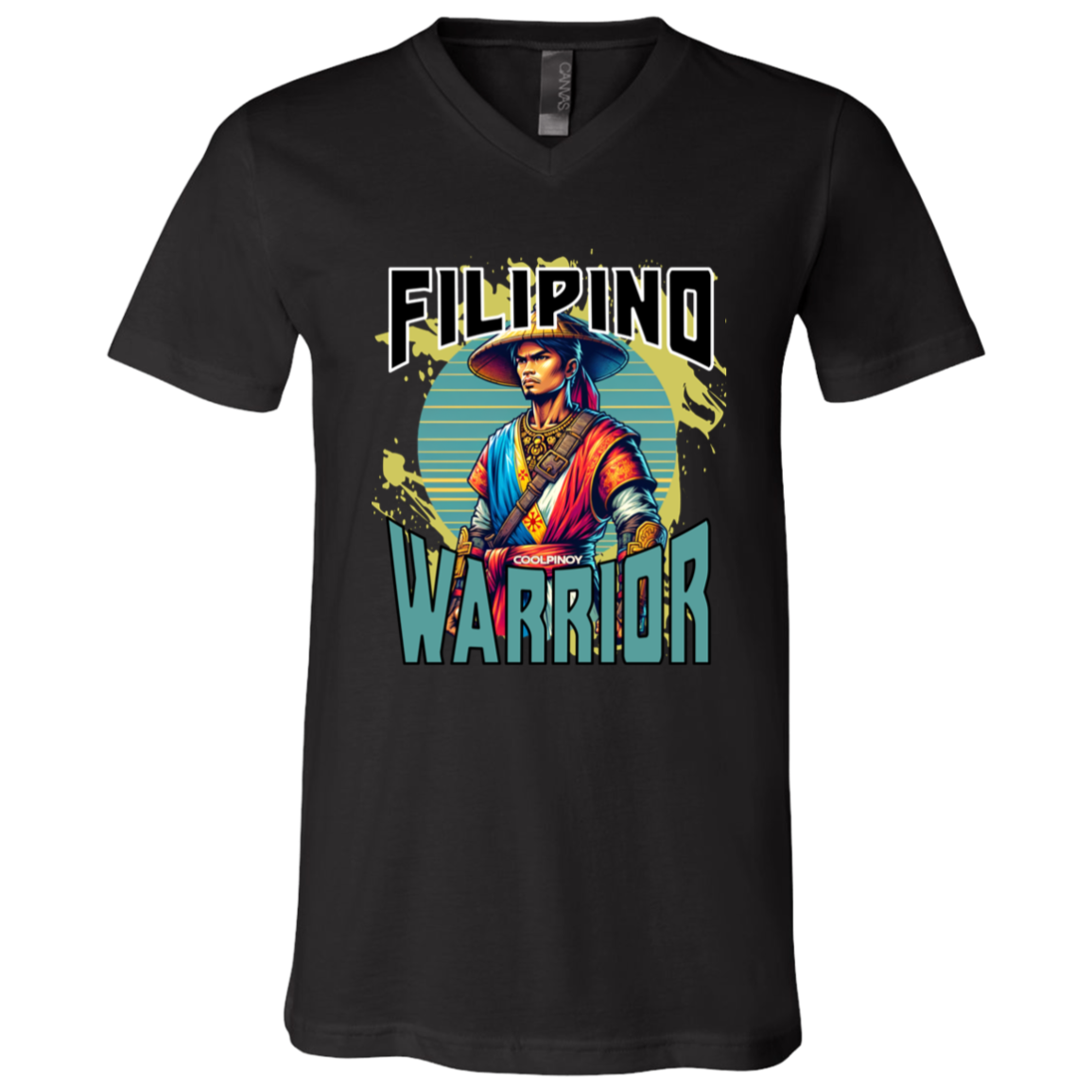 Filipino Warrior Soldier Unisex Jersey V-Neck T-Shirt