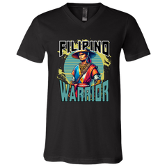 Filipino Warrior Soldier Unisex Jersey V-Neck T-Shirt