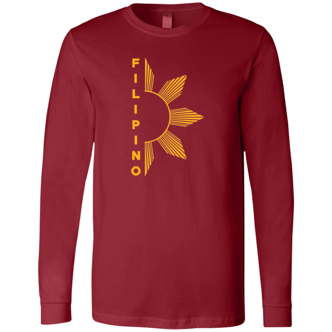 Filipino Half Sun Unisex Jersey Long Sleeve T-Shirt