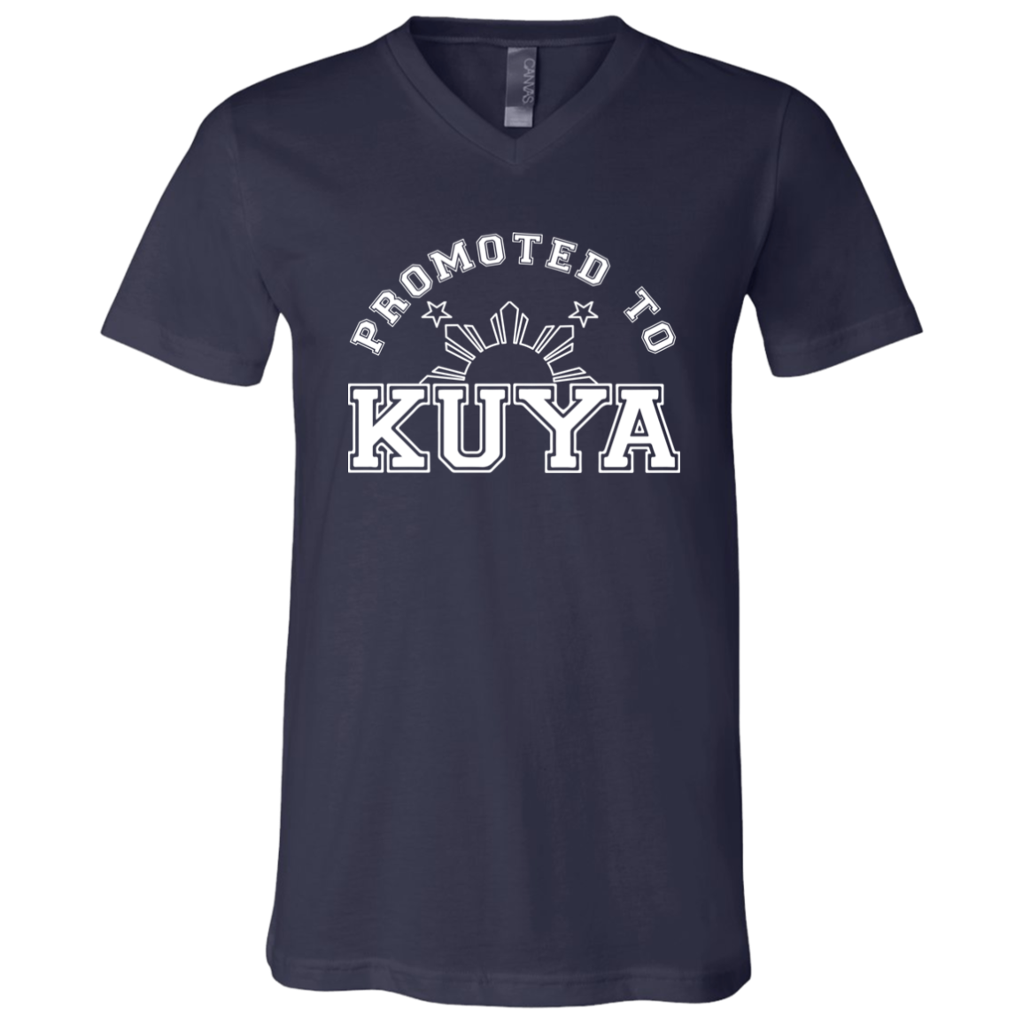 Promoted To Kuya Unisex Jersey V-Neck T-Shirt