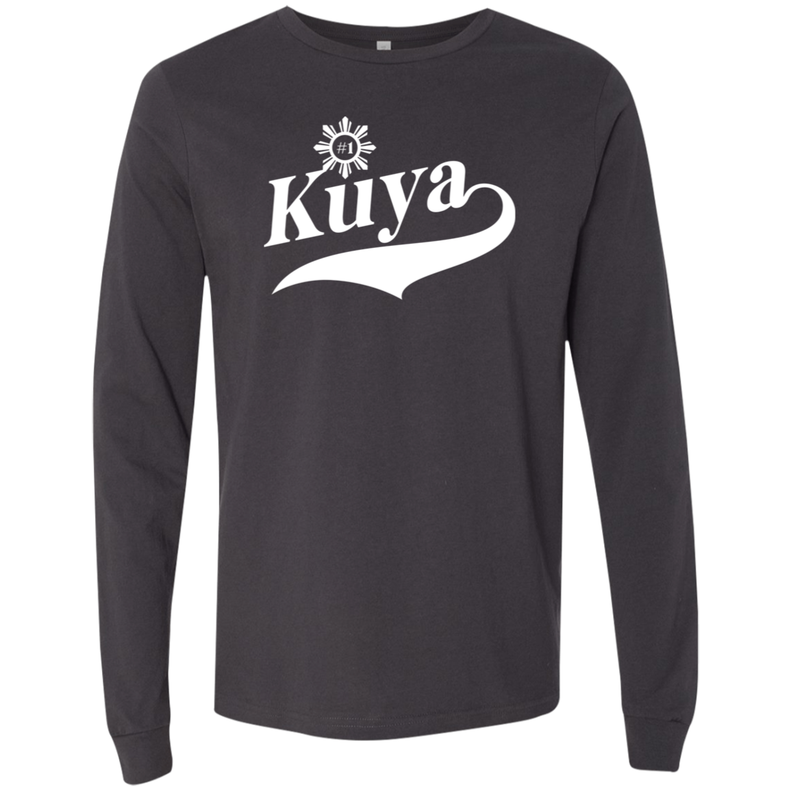 Number One Kuya Mens Jersey Long Sleeve T-Shirt